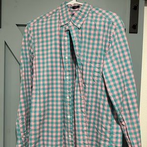 J-crew men’s long sleeve button up.